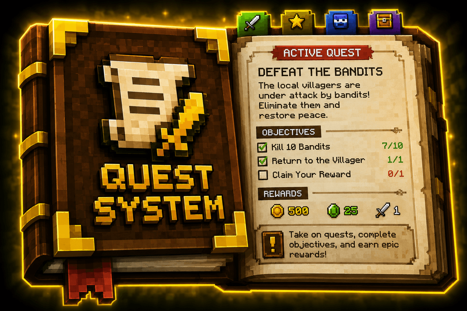 Simple Quest (Achievements Friendly — screenshot 1
