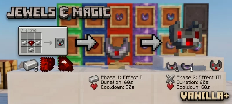 Jewels & Magic (RPG Buff System) | Vanilla+ Bedrock — screenshot 3