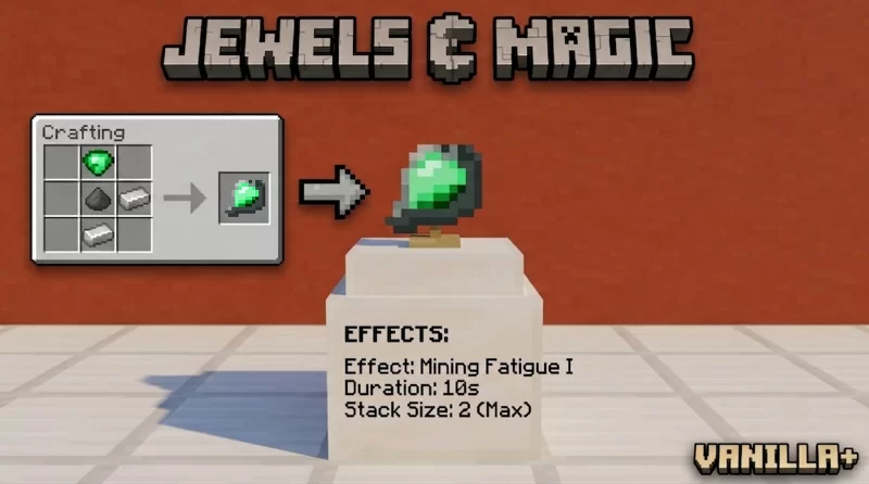 Jewels & Magic (RPG Buff System) | Vanilla+ Bedrock — screenshot 4