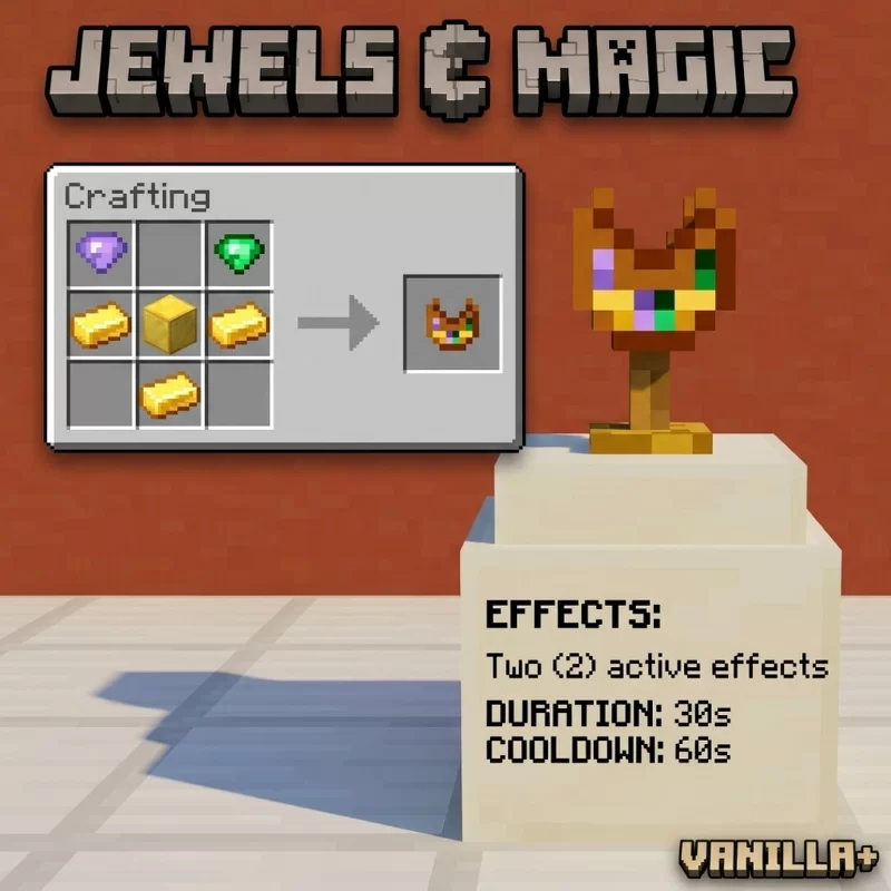 Jewels & Magic (RPG Buff System) | Vanilla+ Bedrock — screenshot 5