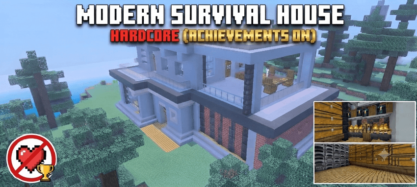 Modern Survival House - Hardcore (Achievements On) — screenshot 1