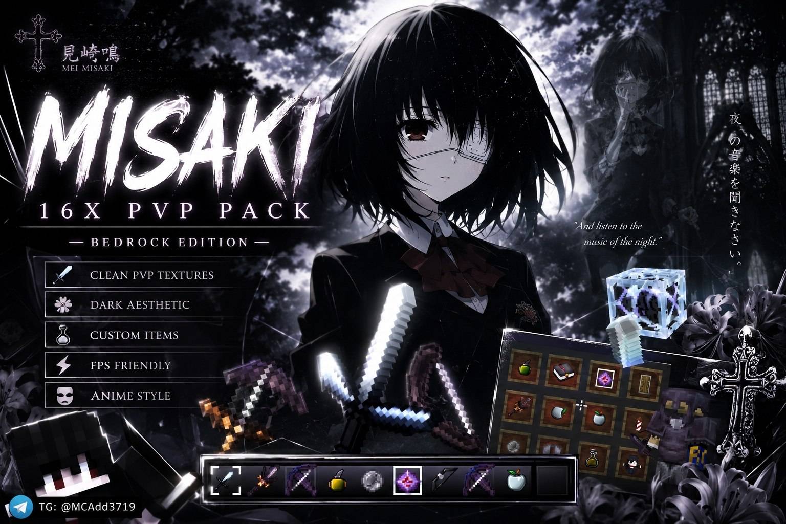🌙 Misaki 16x PvP Pack — screenshot 7