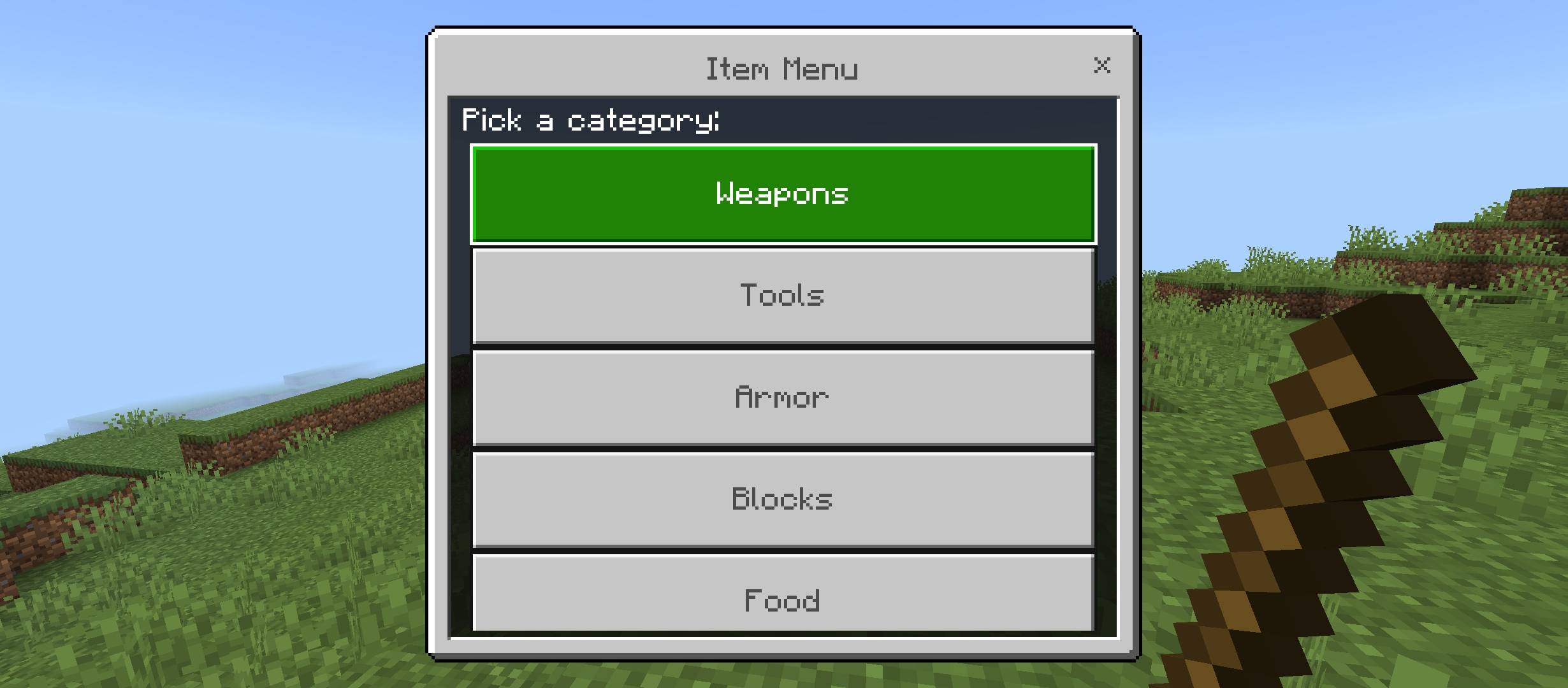 Item Menu — screenshot 5