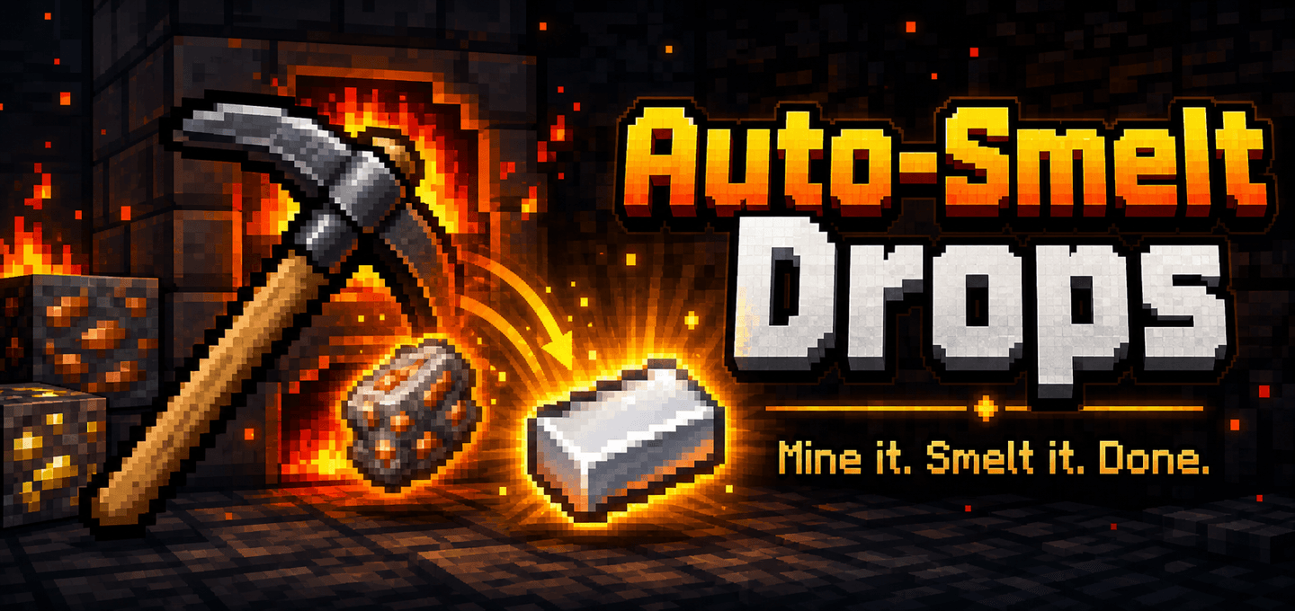 Auto-Smelt Drops — screenshot 1