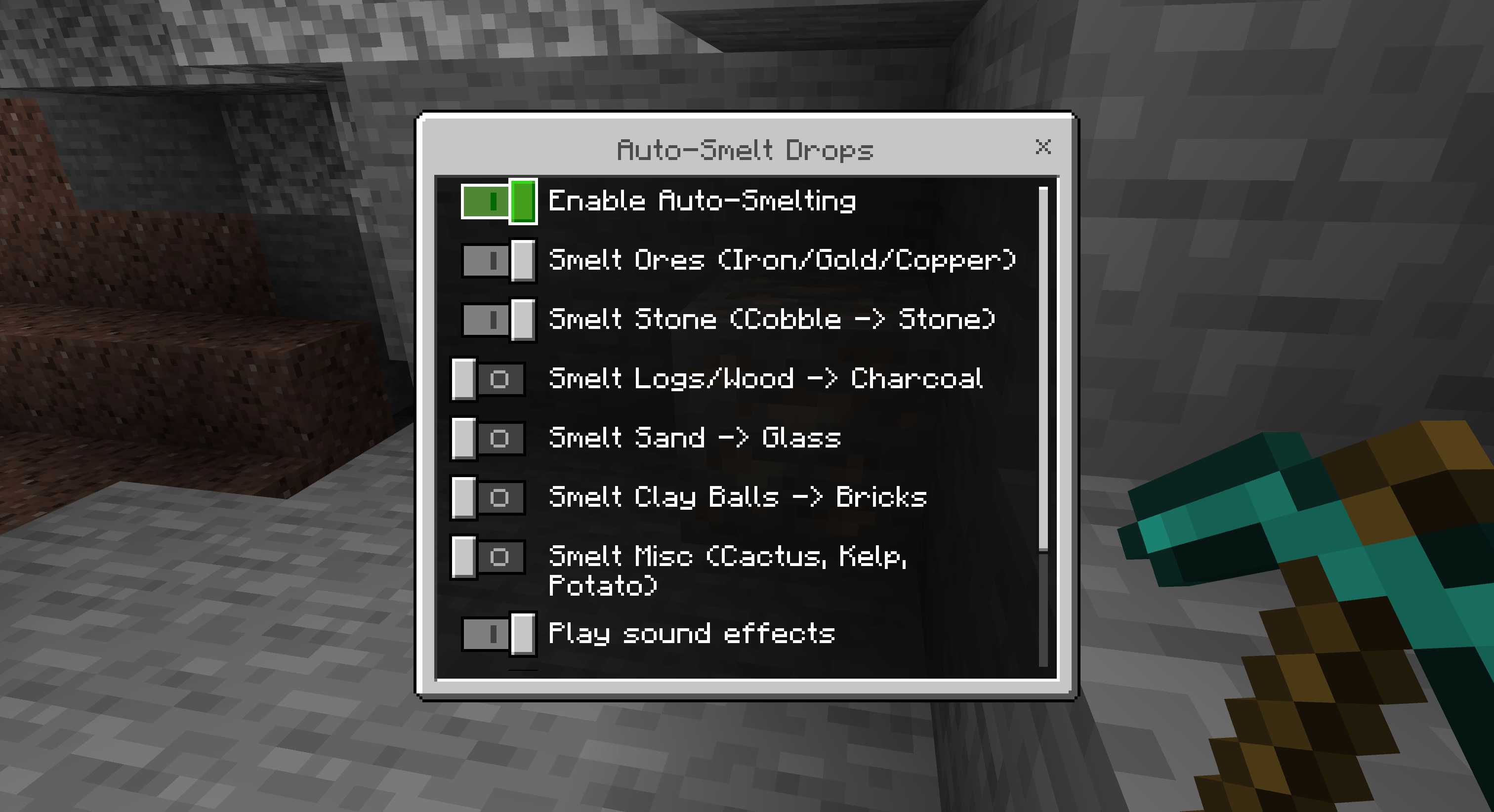 Auto-Smelt Drops — screenshot 2
