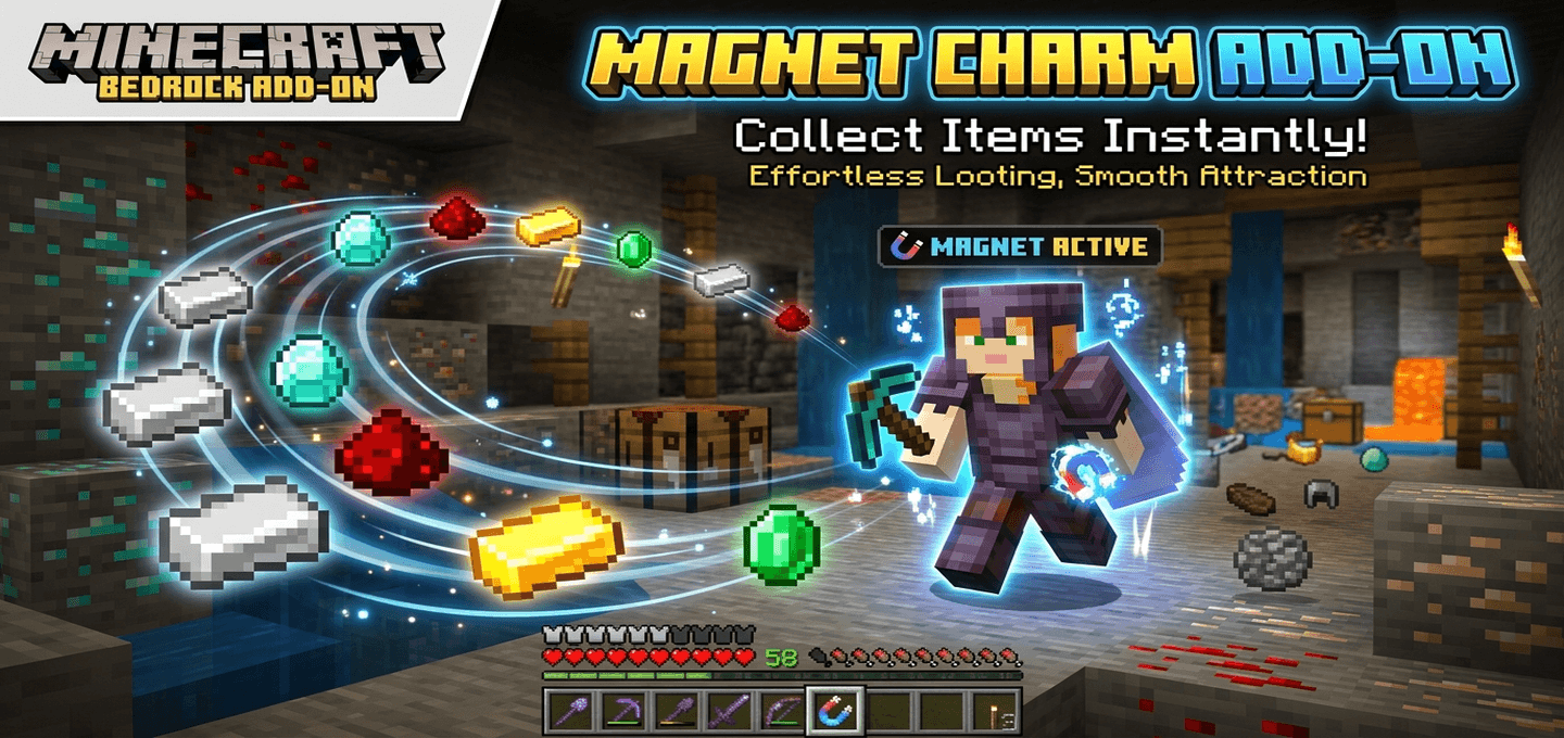 Magnet Charm | Item Magnet | Terraria Accessories — screenshot 1