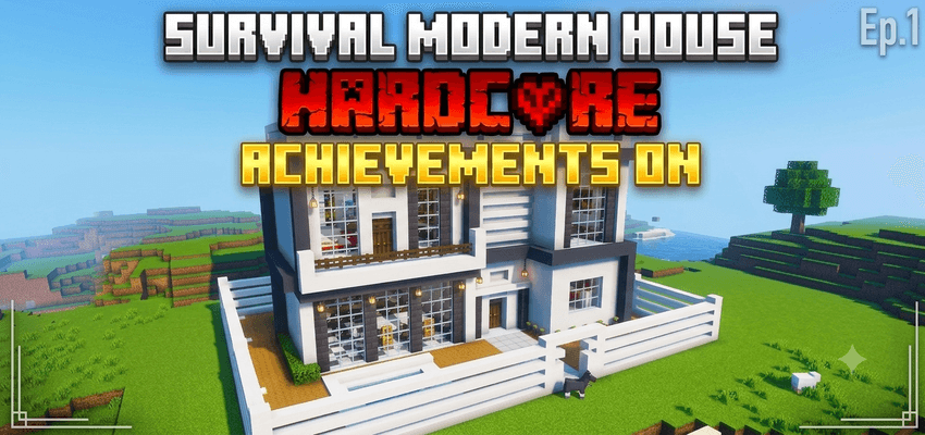 🏠 Modern Survival House [2] - HardCore (Achievements On) — screenshot 1