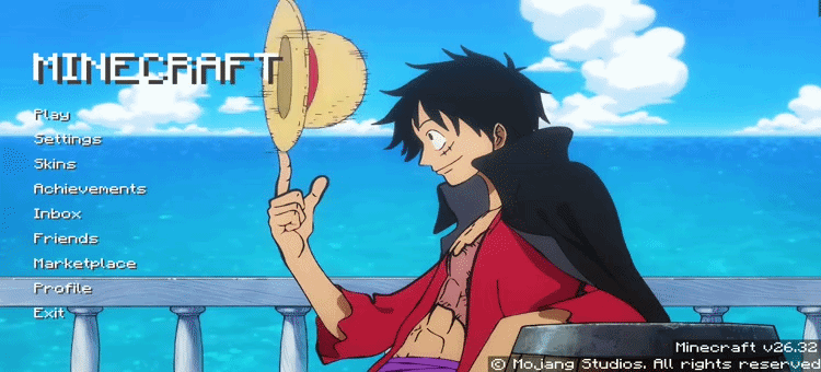 Animated Menu: Luffy Straw Hat Spin — screenshot 1