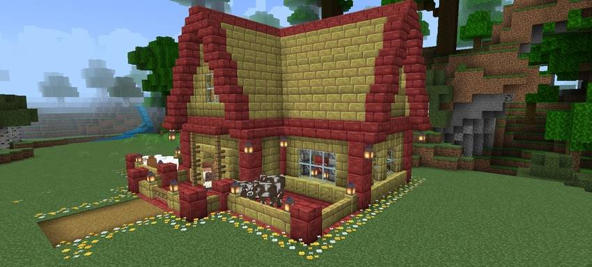🏡 Cozy Sulfur & Cinnabar Starter Base [Survival | Achievements Enabled] — screenshot 2