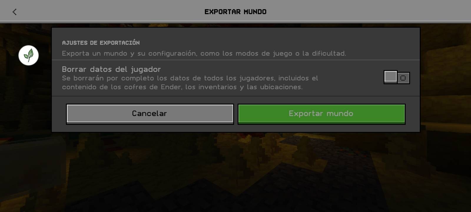 OreUi Exporter — screenshot 2