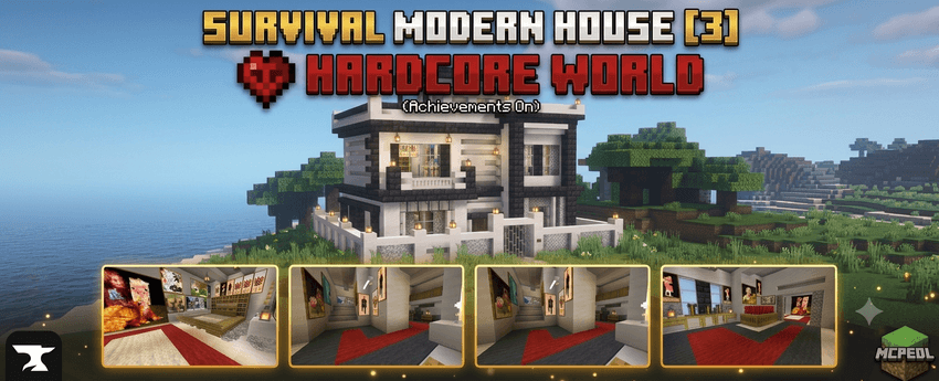 🏠 Survival Modern House [3] (Achievements On) — screenshot 1
