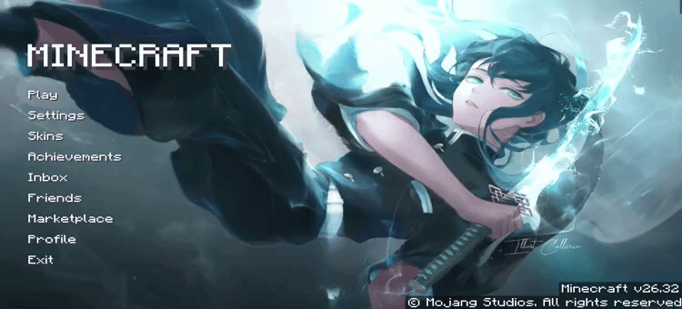 Animated Menu: Muichiro Tokito — Mist Hashira — screenshot 1