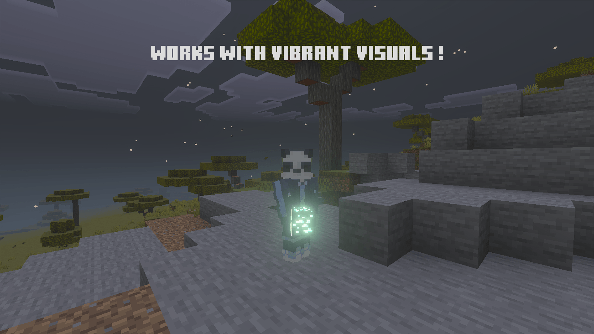PandaMine's Glowing Ores (Emissive Ores / Radiant Ores) | Simple, Fancy + Vibrant Visuals mode — screenshot 5
