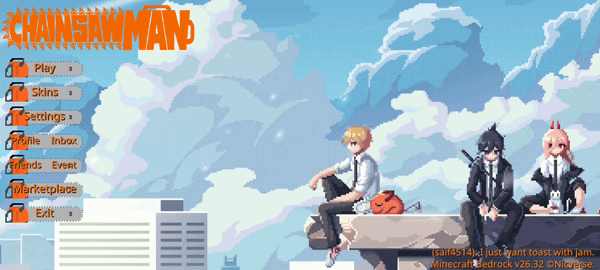 Animated Chainsaw Man UI — screenshot 1