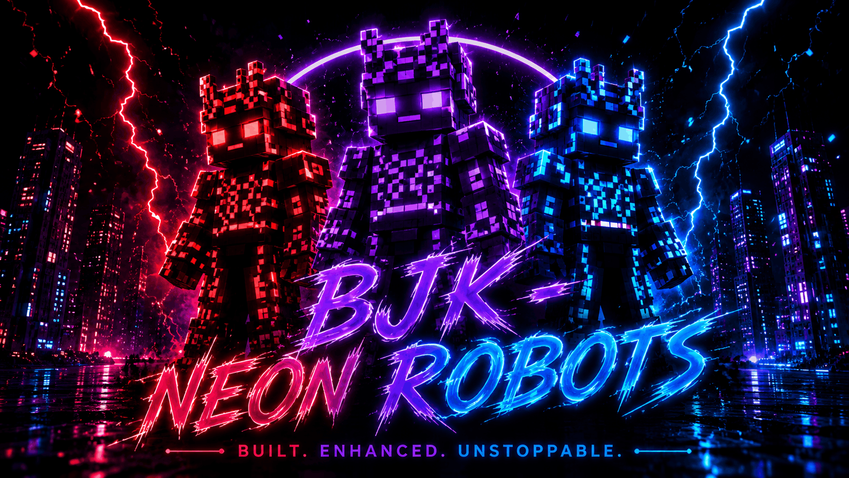 BJK - Neon Robots — screenshot 1