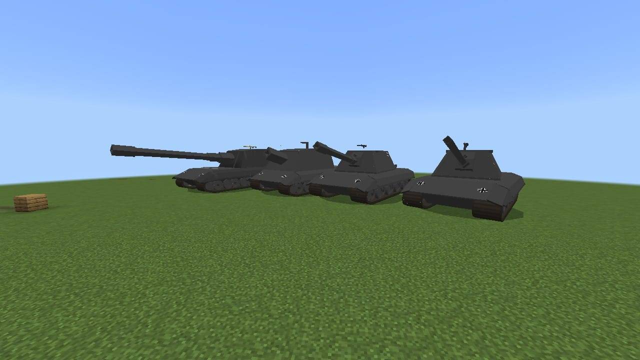 Monstertankww2 addon minecraft — screenshot 1