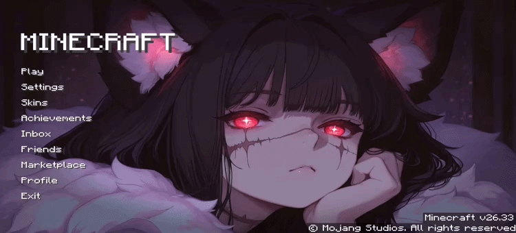 Animated Menu: Dark Kitsune — screenshot 1