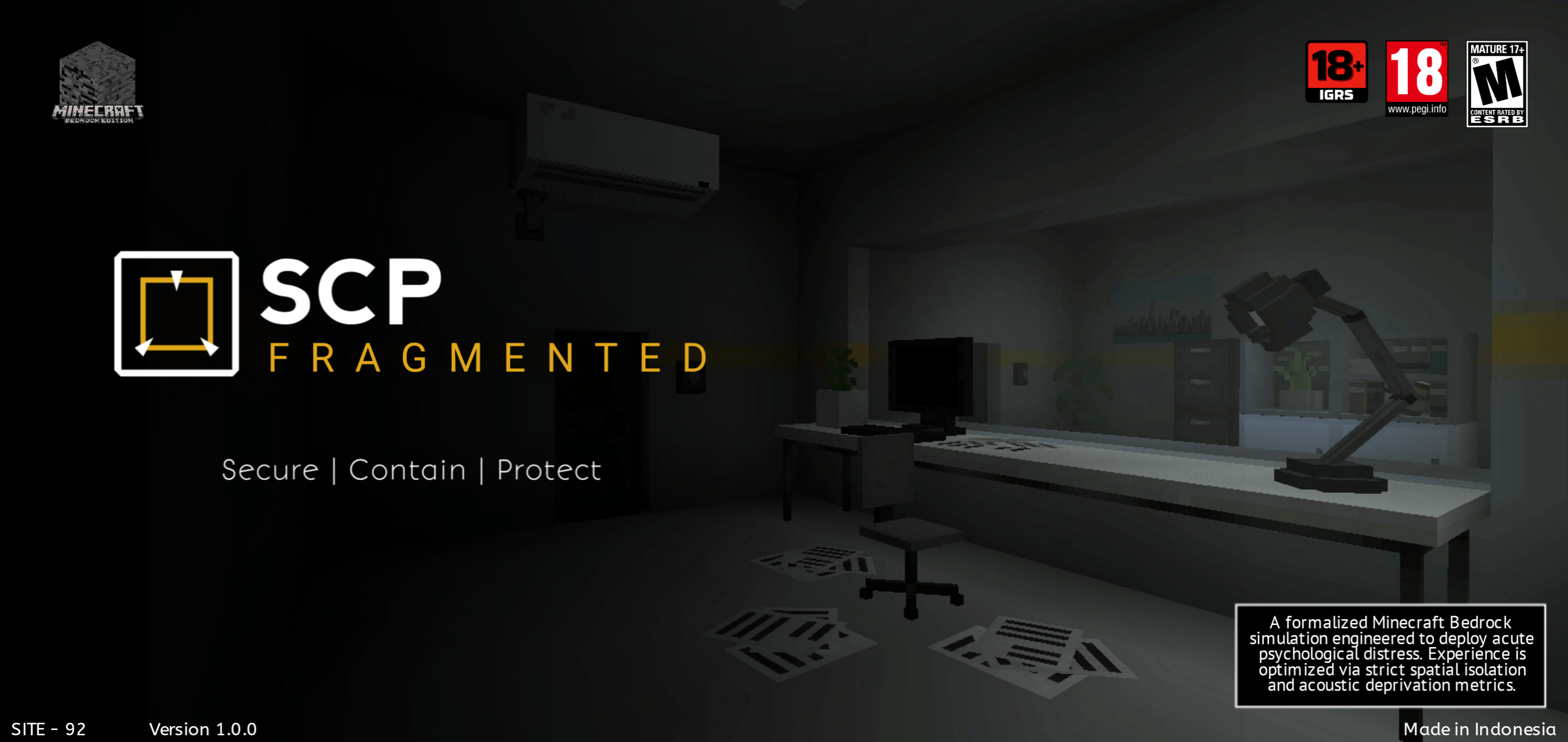 SCP : F R A G M E N T E D Psychological Horror Map — screenshot 1