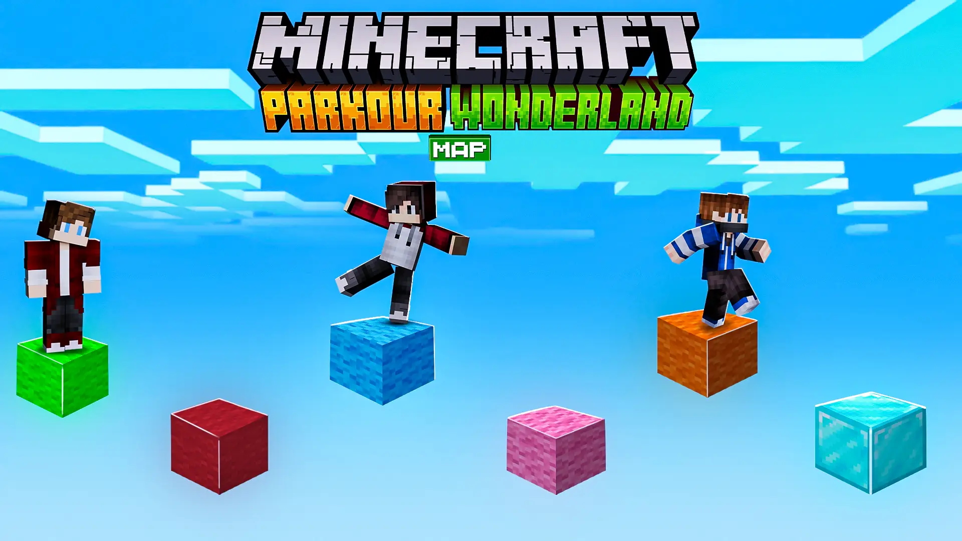 Minecraft Parkour Wonderland Map — screenshot 1