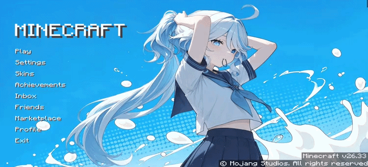 Animated Menu: Furina School Girl Genshin — screenshot 1