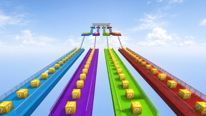 Lucky Block Race (4 Player Supported) — screenshot 1
