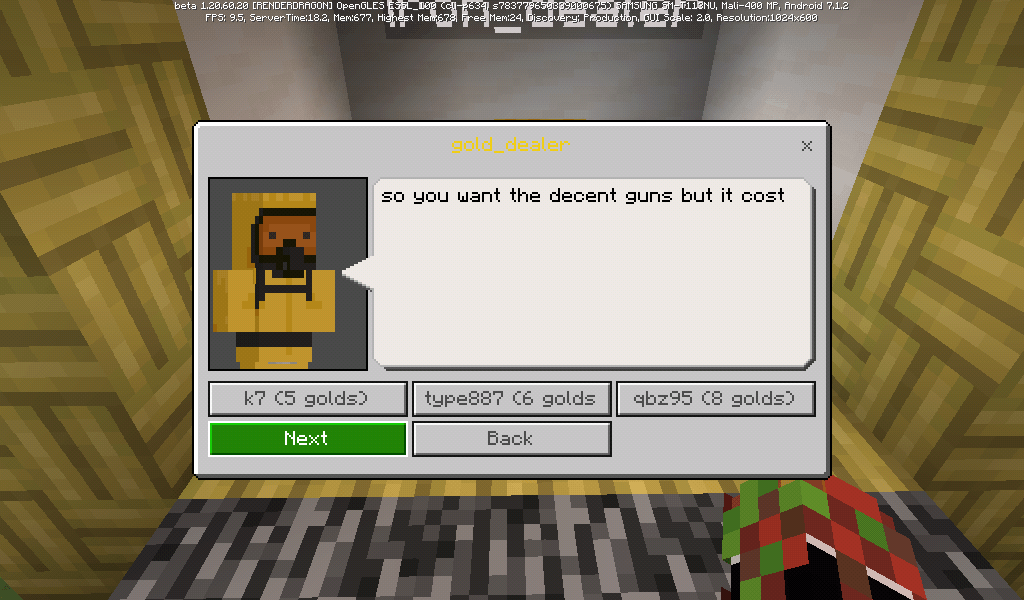 GunwarZ1.20+ — screenshot 2