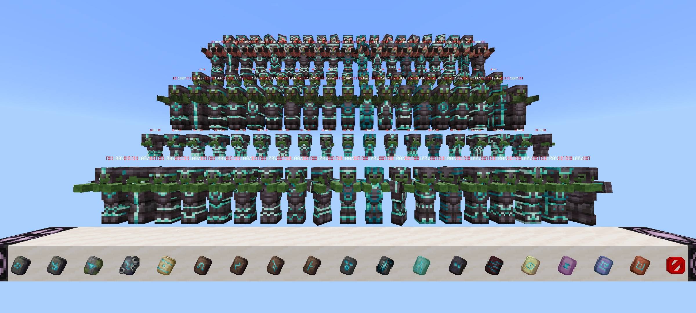 Vanilla Armor Tweaks: Baby Mob Armor Trim Displays — screenshot 2