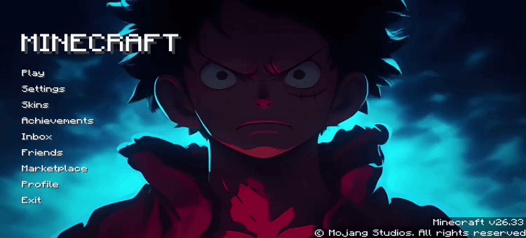 Animated Menu: Luffy Pirate King Aura One Piece — screenshot 1
