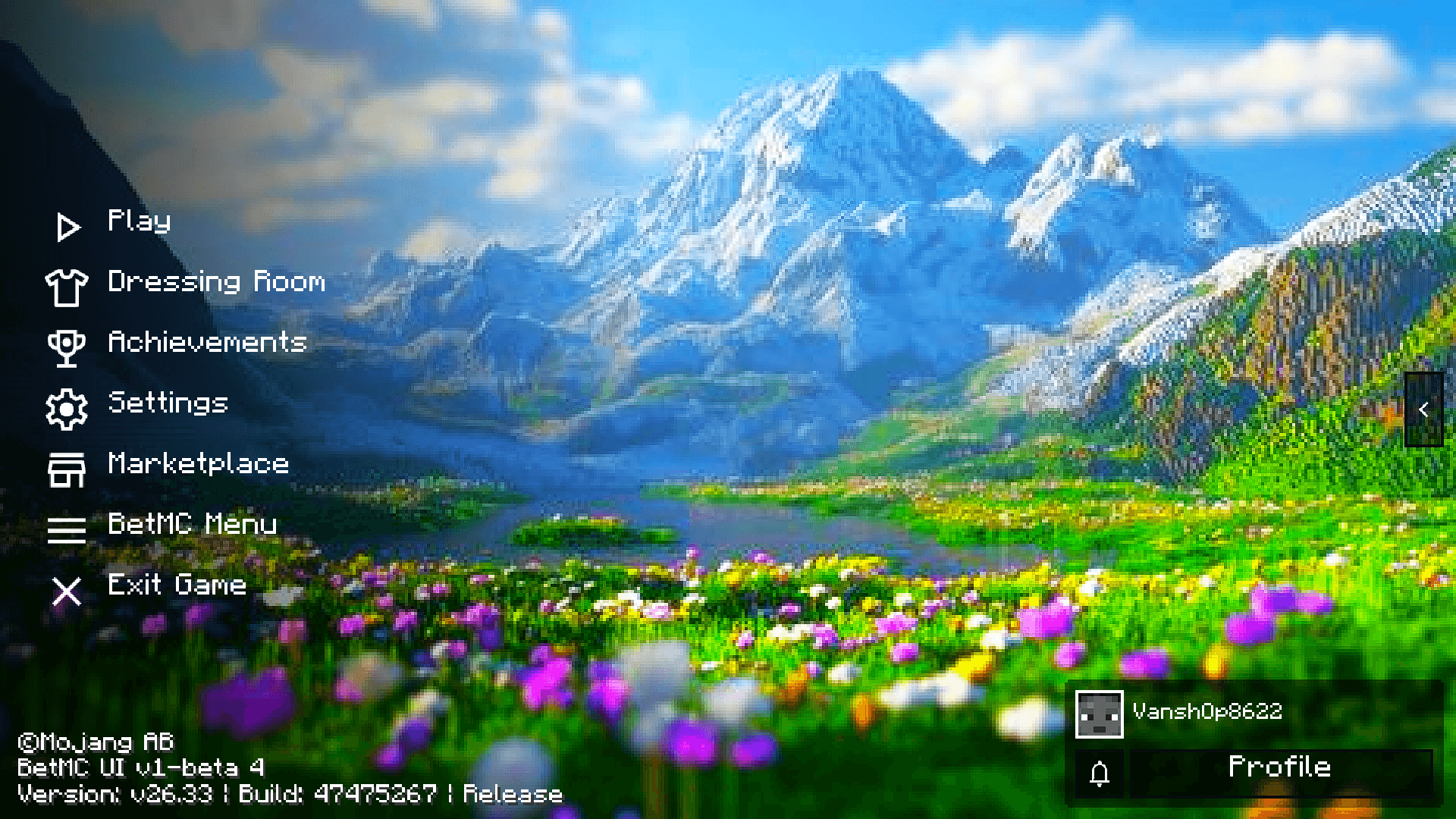 Animated Menu: AllayMC Main UI — screenshot 3