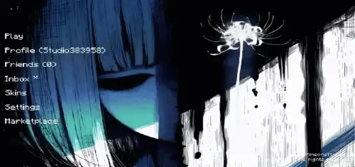 Animated Menu - Anime Girl Lycoris Monochrome — screenshot 1