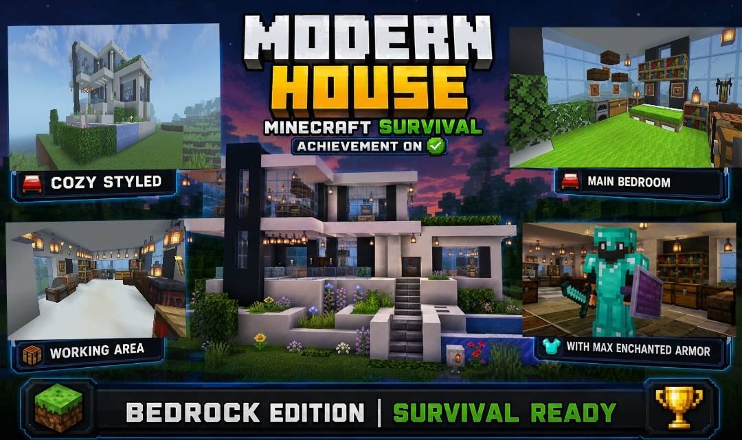 Survival Modern House — screenshot 1
