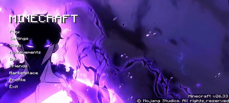 Animated Menu: Sung Jin Woo Necromancer Solo Leveling — screenshot 1