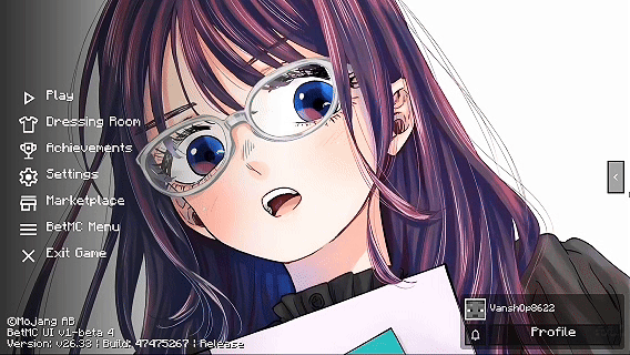 Animated Menu: Waguri UI | Anime Girl UI — screenshot 1