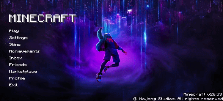 Animated Menu: Miles Morales Freefall — screenshot 1
