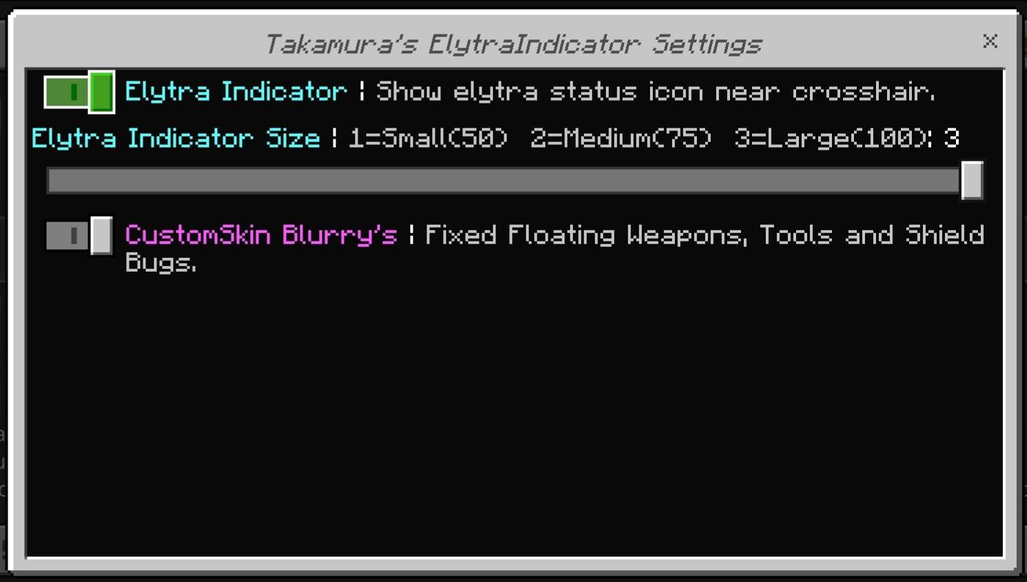 Takamura's Elytra Indicator — screenshot 2