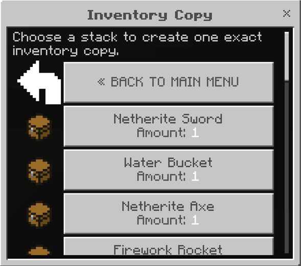 Survival Admin Menu (Achievements Friendly) — screenshot 3