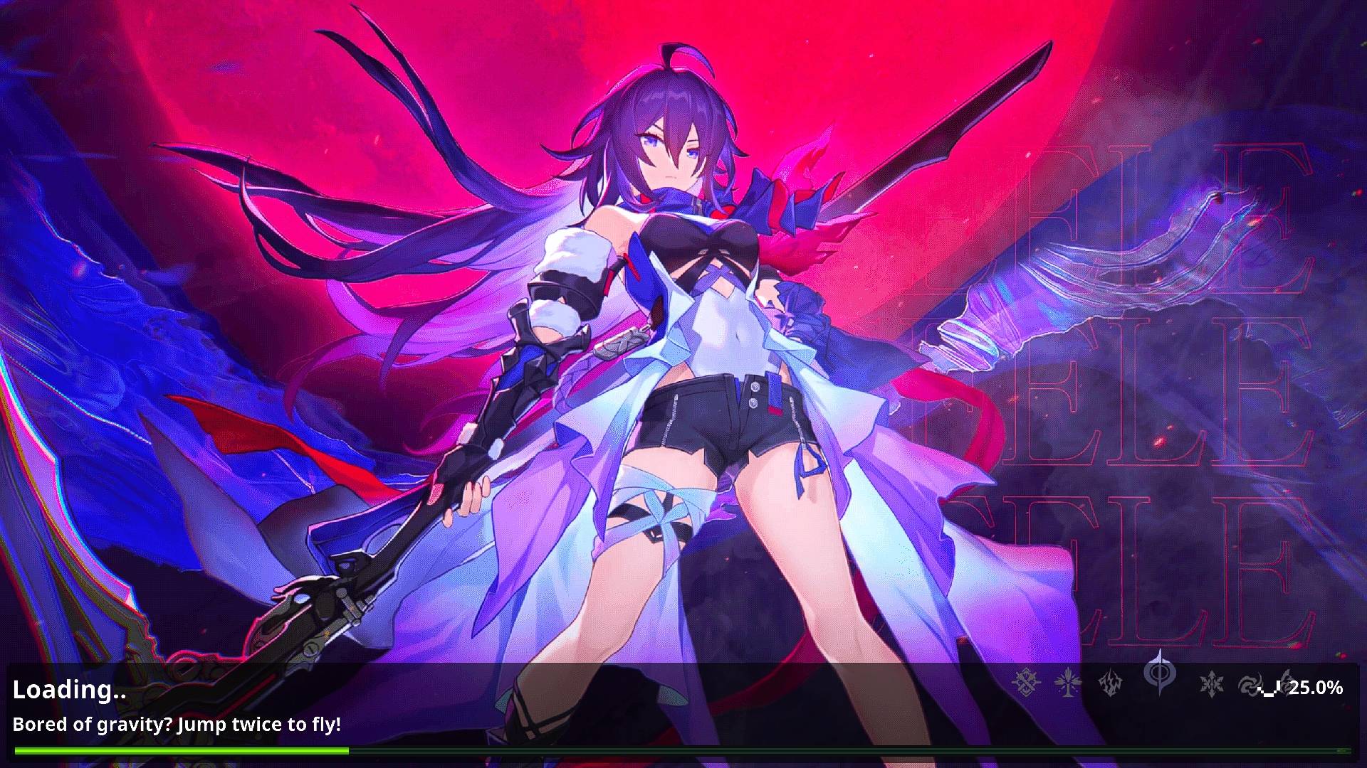 Animated Menu: HSR Seele UI | Anime Girl UI — screenshot 4