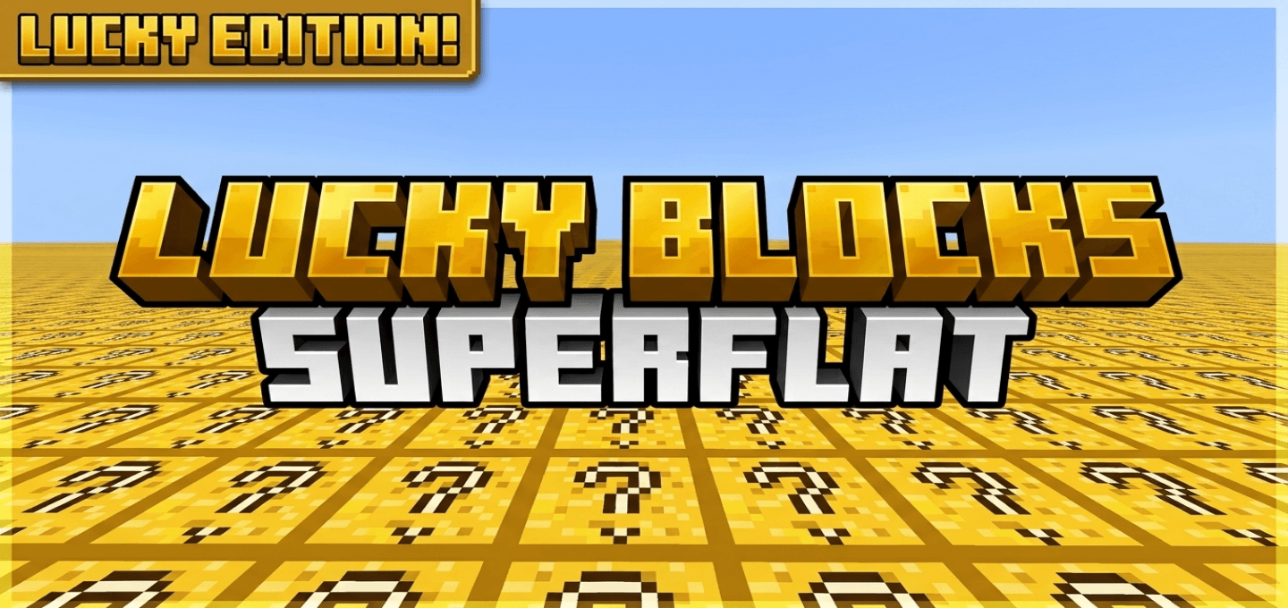 Lucky Blocks Superflat — screenshot 1