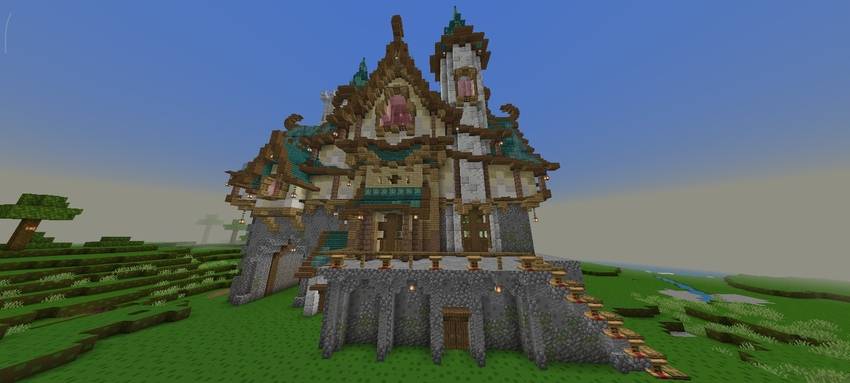 Epic Fantasy Medieval Manor | Hardcore Survival World (Day 1) | Achievements On — screenshot 2