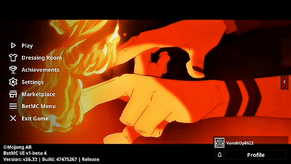 Animated Menu: Sukuna From JJK UI | Anime Boy UI — screenshot 2