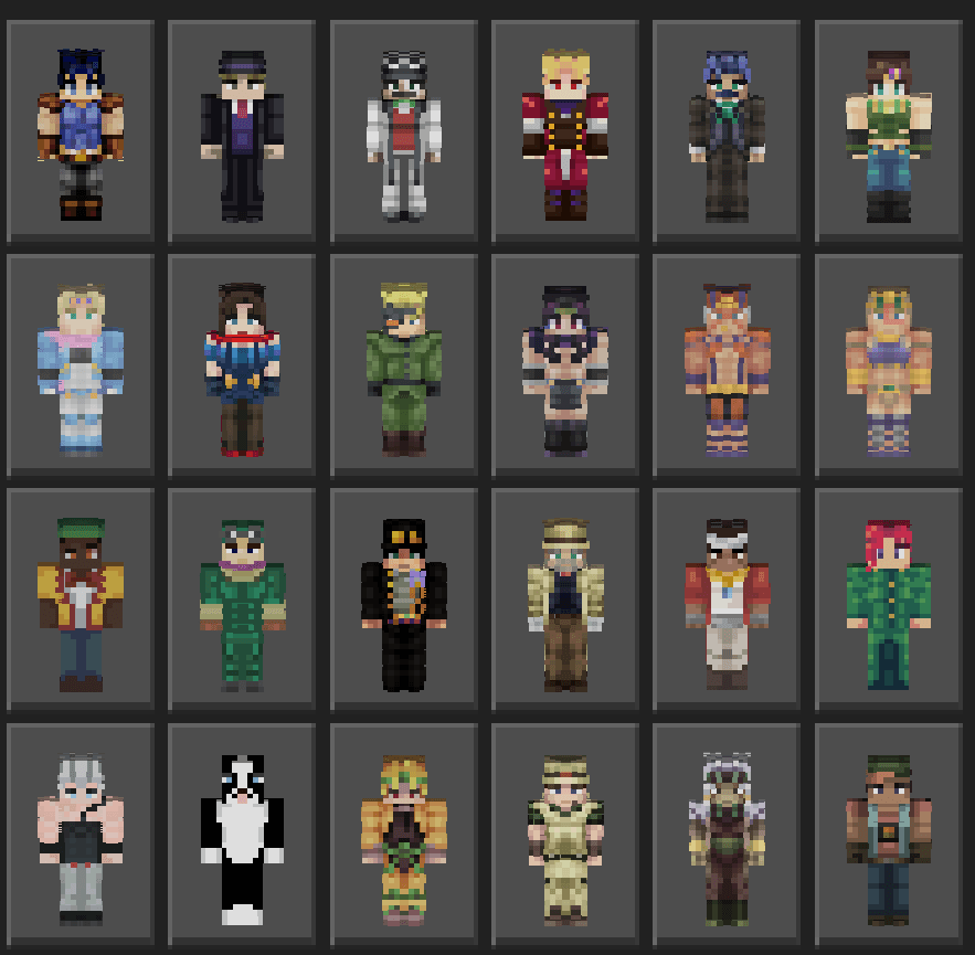 Jojo's Bizzare Adventure Skinpack Volume 1 — screenshot 1