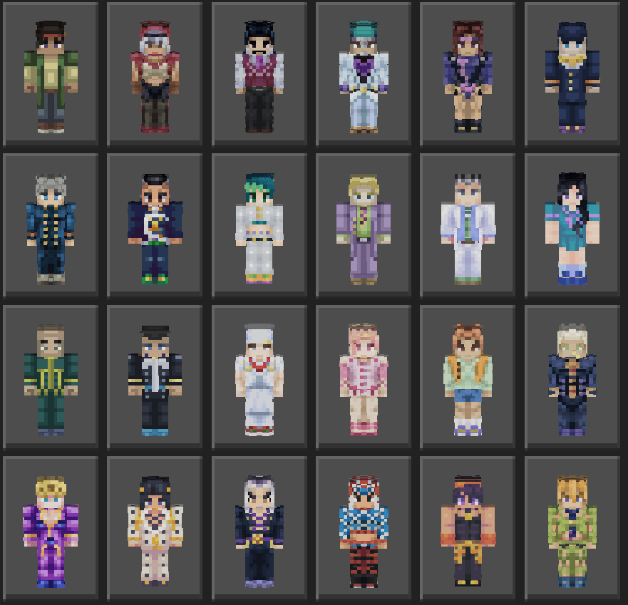 Jojo's Bizzare Adventure Skinpack Volume 1 — screenshot 2