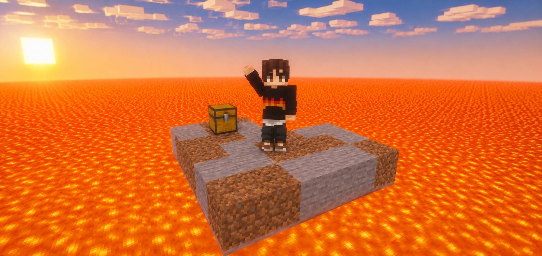 Sky (LAVA) Block Challenge — screenshot 1