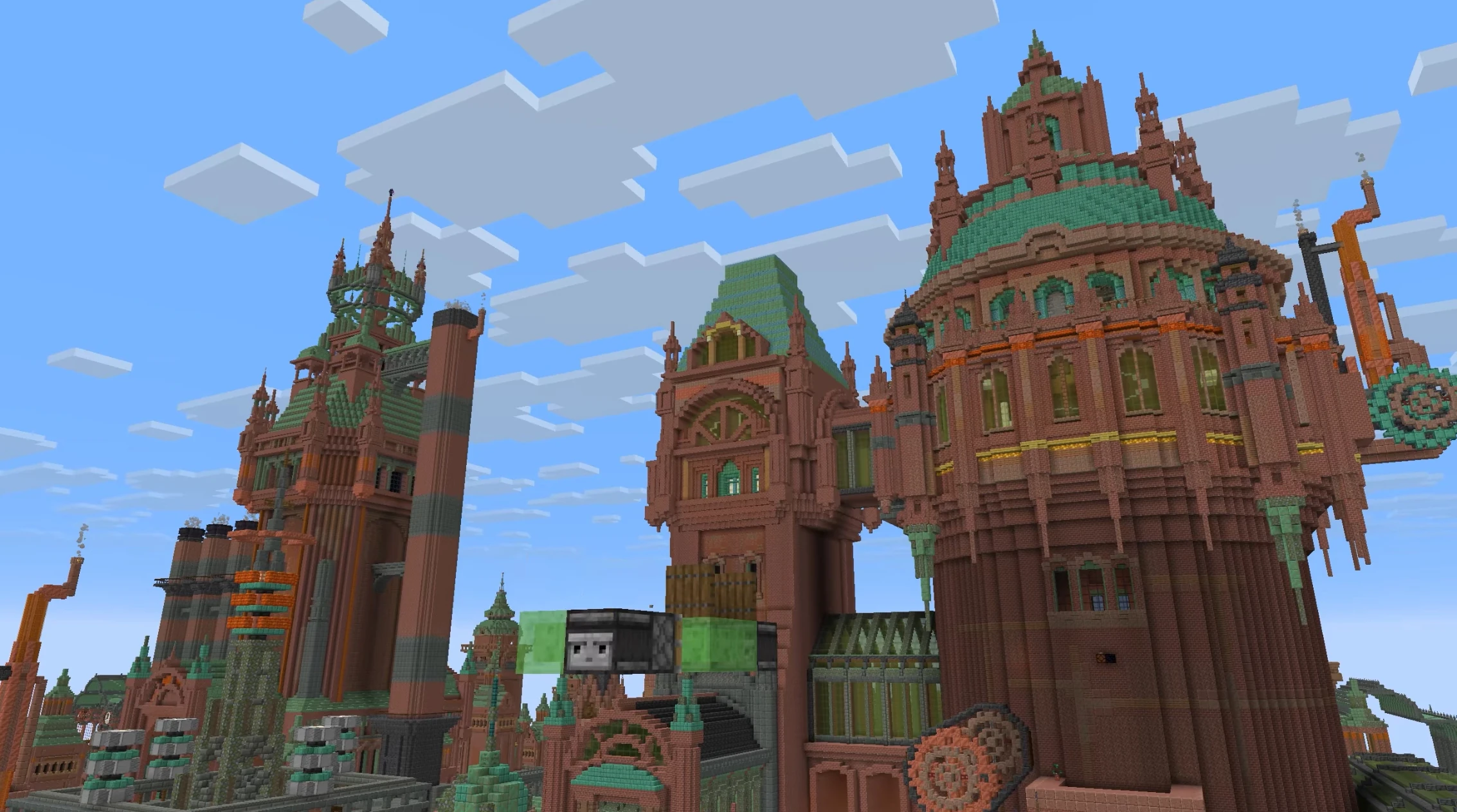 Battle of steampunk city simulator — screenshot 1