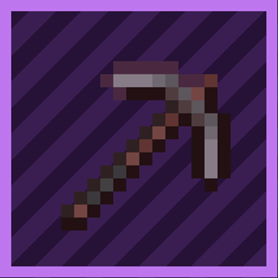 Amethyst Pickaxe BE 