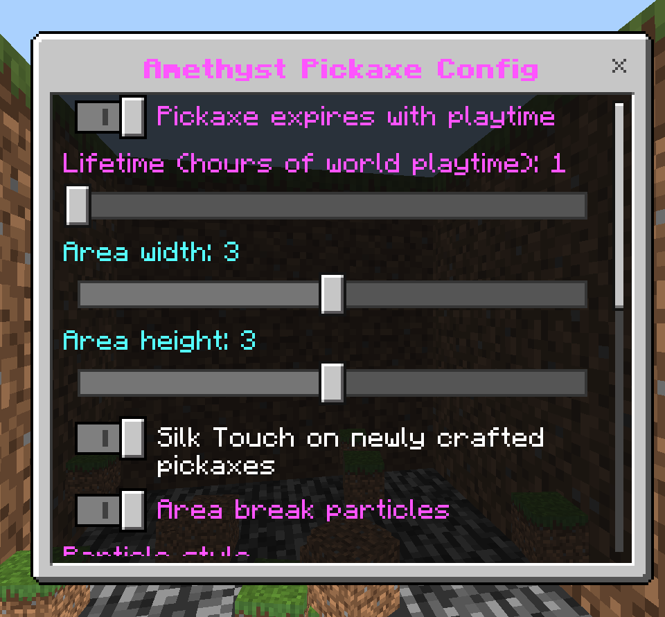 Amethyst Pickaxe BE  — screenshot 1