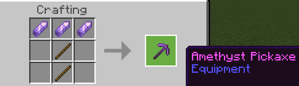 Amethyst Pickaxe BE  — screenshot 7