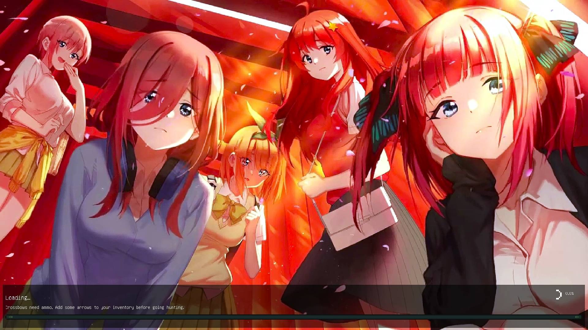 Animated Menu: The Quintessential Quintuplets UI | Anime Girl UI — screenshot 4