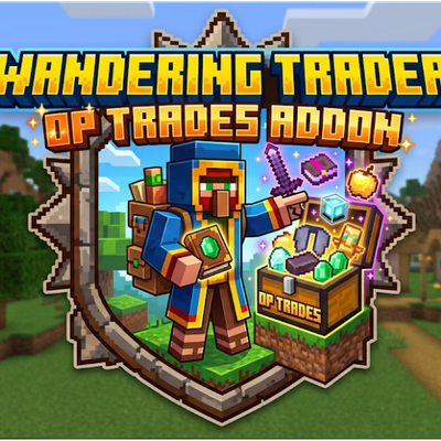 Minecraft but wandering traders are OP