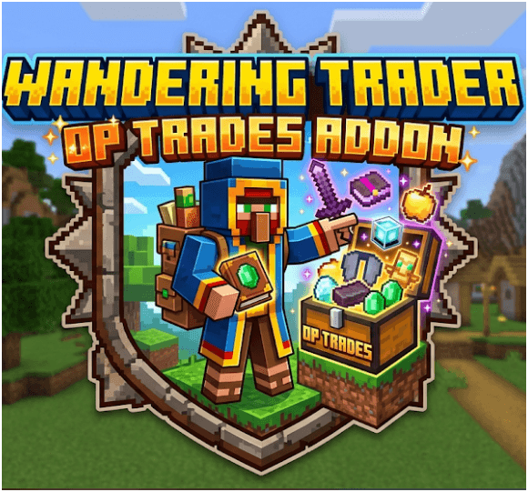 Minecraft but wandering traders are OP — screenshot 2